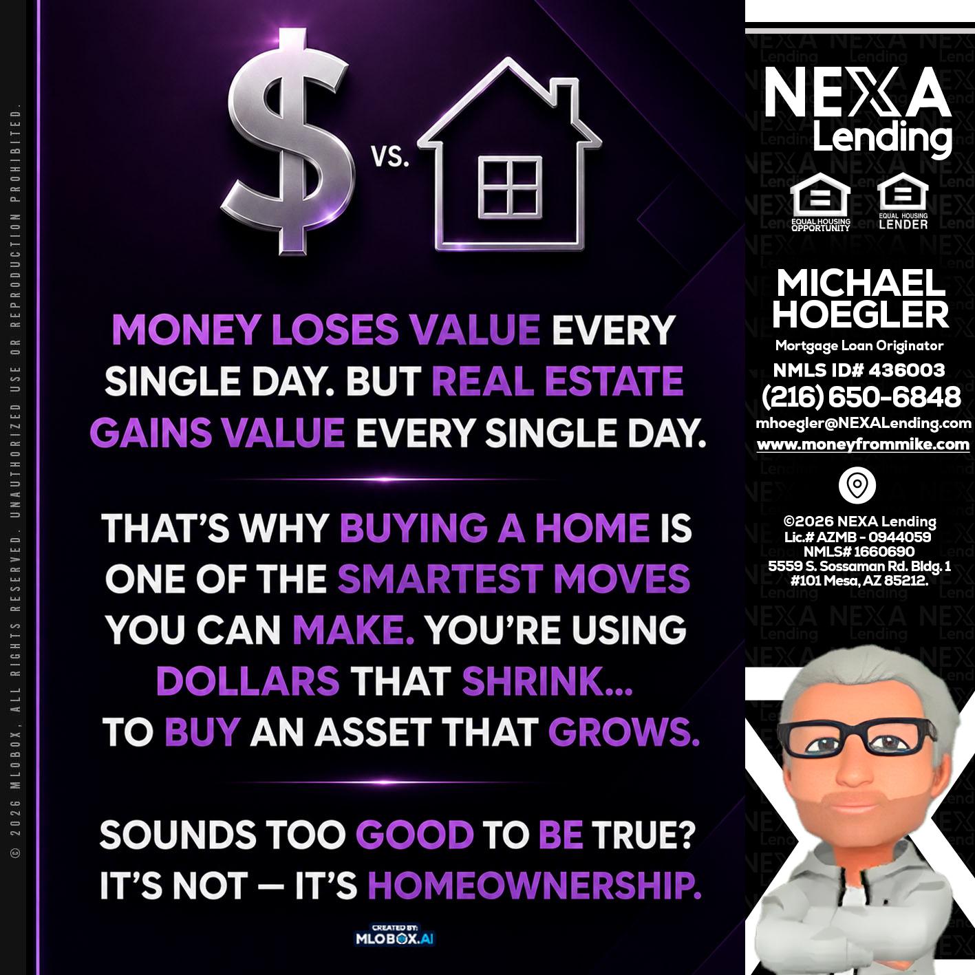 MONEY LOSES - Michael Hoegler -Mortgage Advisor