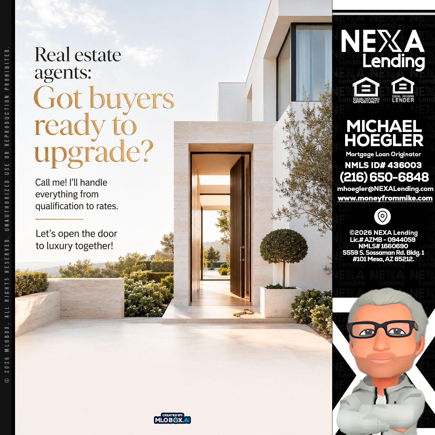 REAL ESTATE AGENTS - Michael Hoegler -Mortgage Advisor