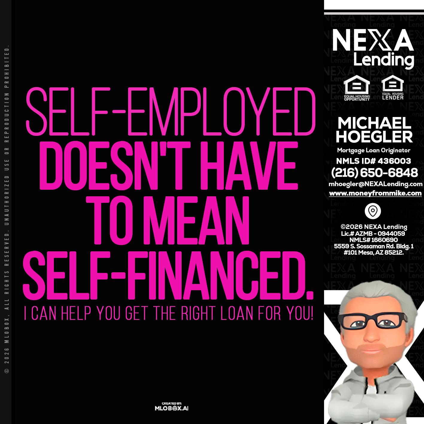 self employed - Michael Hoegler -Mortgage Advisor
