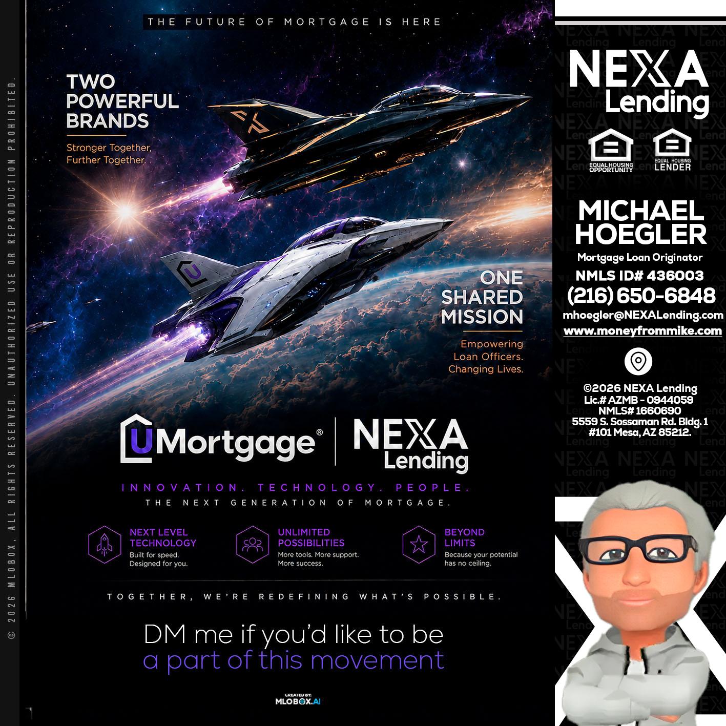 U Mortgage + NEXA lending - Michael Hoegler -Mortgage Advisor