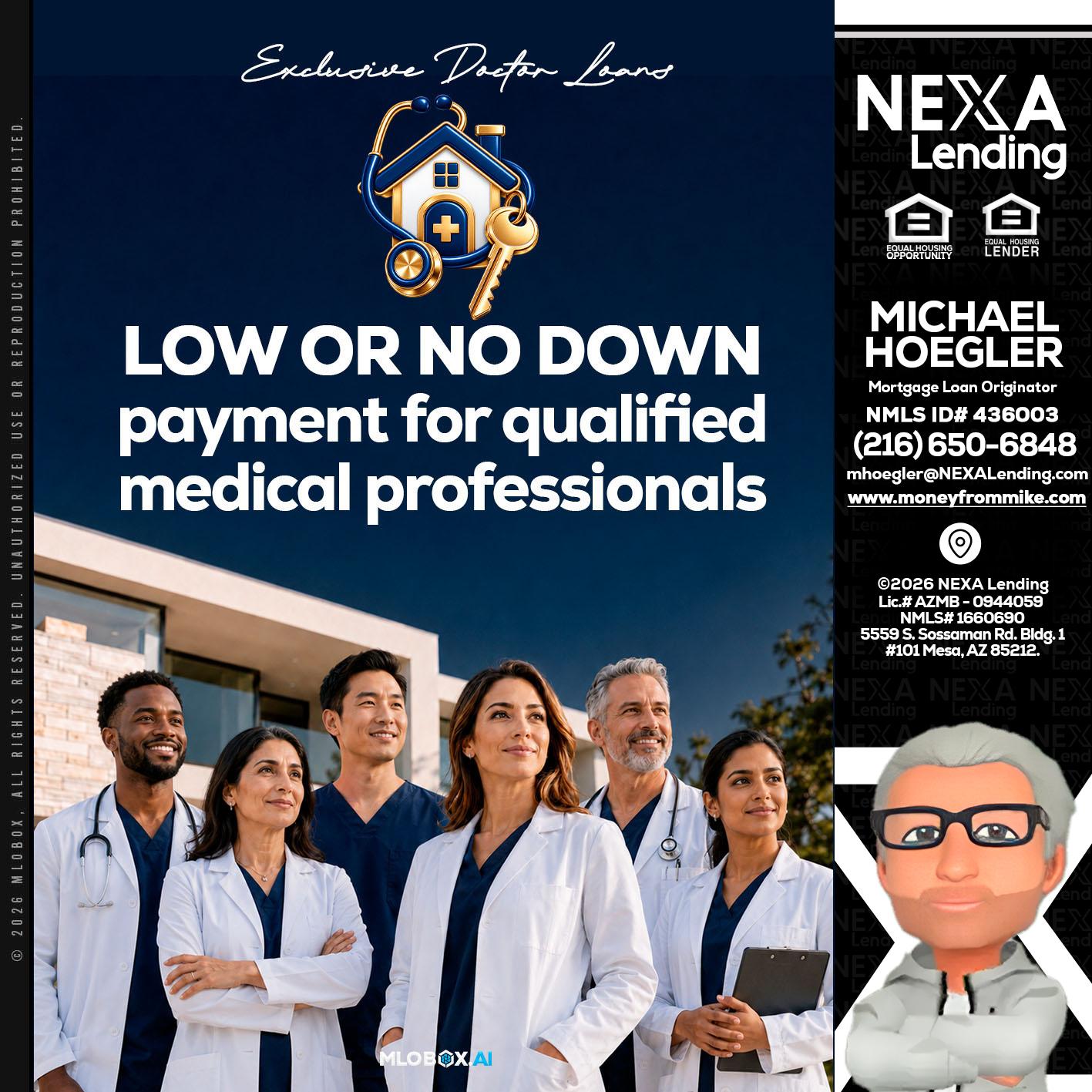 DOCTOR LOANS - Michael Hoegler -Mortgage Advisor