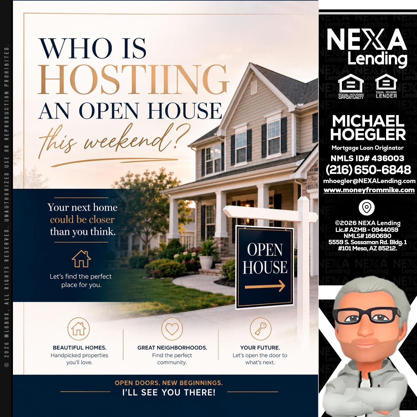 WHOS HOSTING - Michael Hoegler -Mortgage Advisor