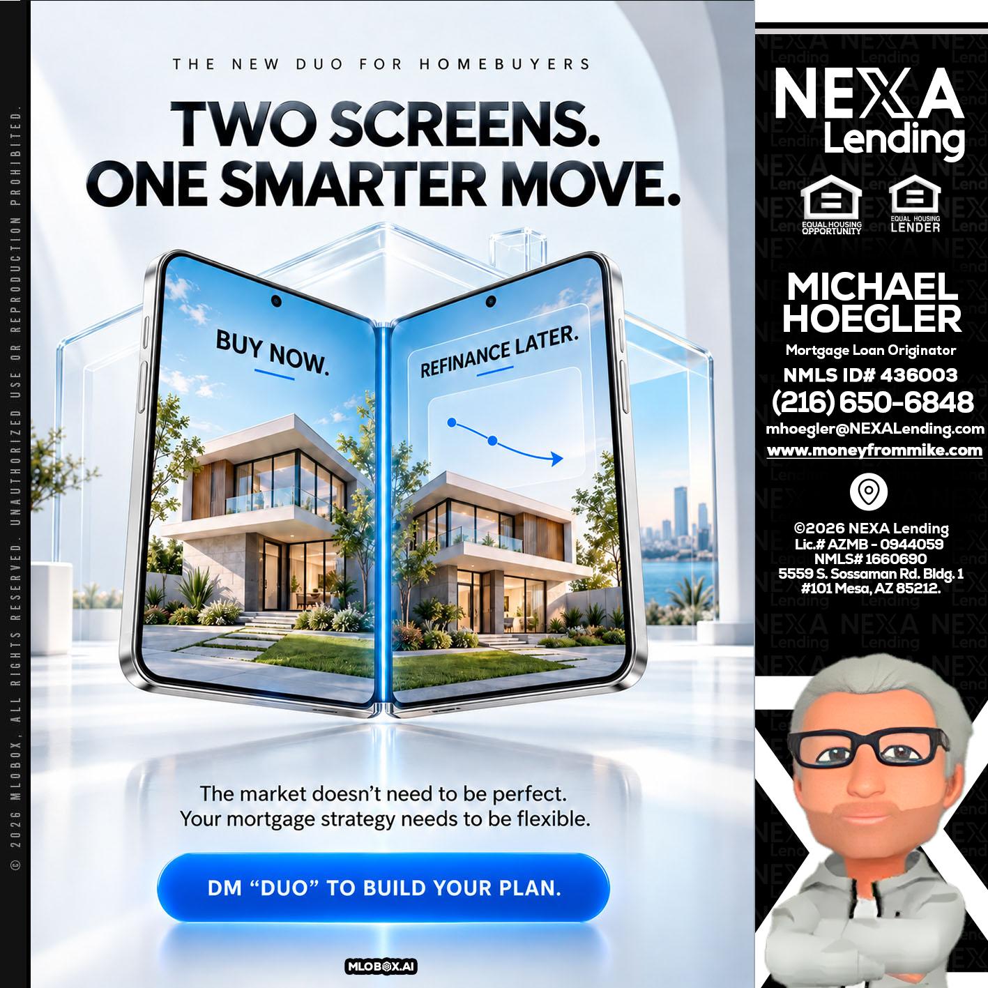 TWO SCREENS - Michael Hoegler -Mortgage Advisor