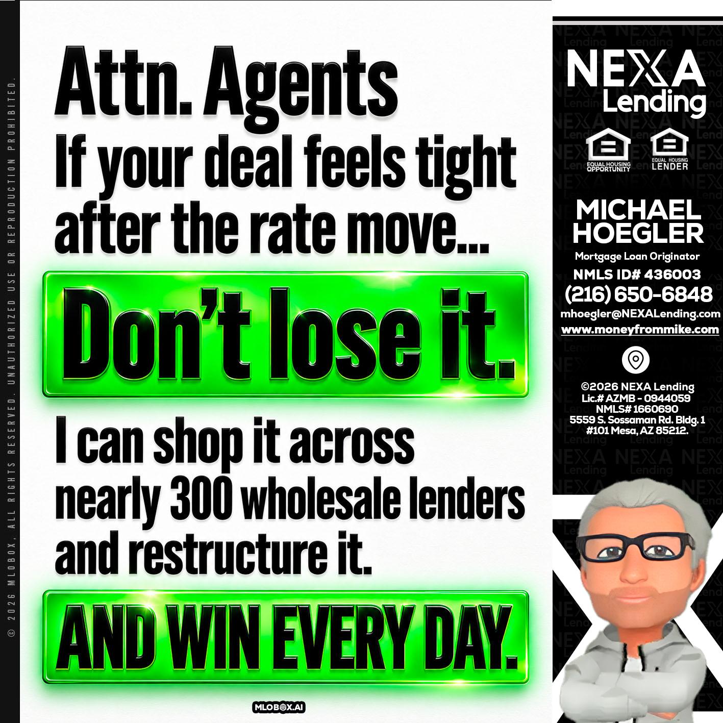 attention agents - Michael Hoegler -Mortgage Advisor