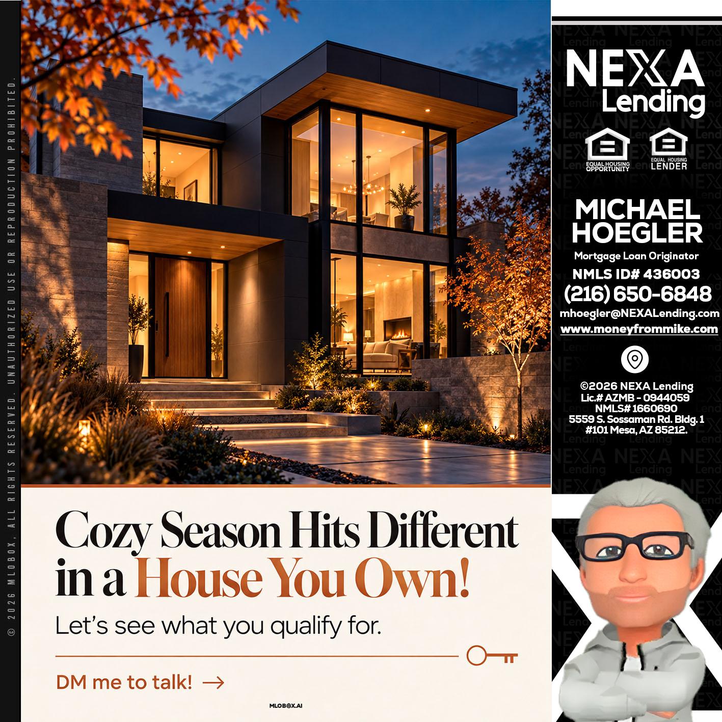 COZY SEASON - Michael Hoegler -Mortgage Advisor