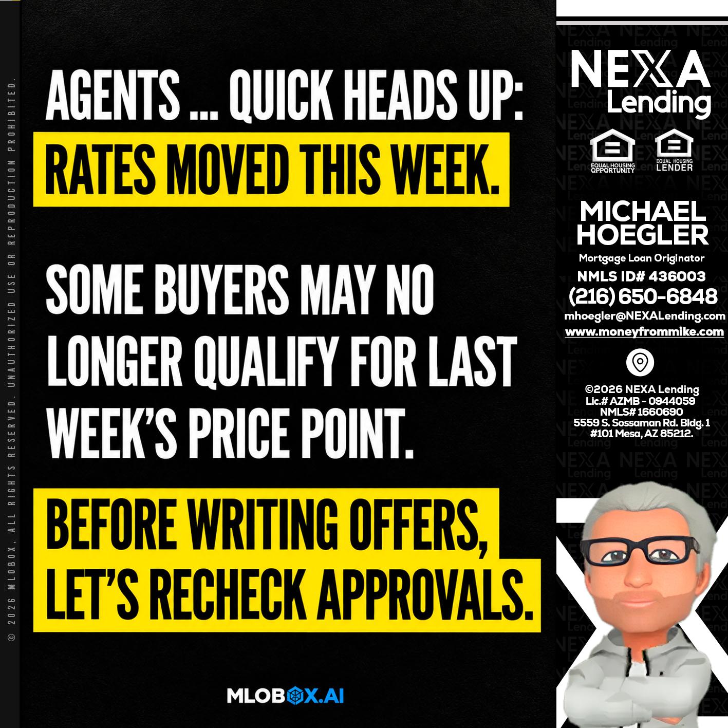 AGENTS QUICK - Michael Hoegler -Mortgage Advisor